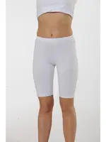 Likralı Diz Üstü Tayt Hmd 4007 Beyaz farklı açı