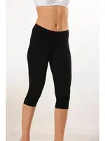 Bayan Likralı Kısa Tayt Hmd 4002 Siyah detay görünüm