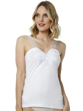 HMD Beyaz Likralı Süprem Atlet HMD 2444