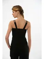 Siyah Likralı Süprem Atlet Hmd 2445 Siyah detay görünüm