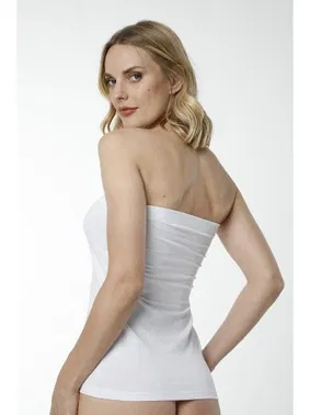 HMD Bayan Straplez Beyaz Atlet Hmd 2402 - Alternatif Görünüm