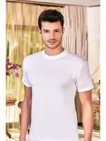 Erkek Sıfır Yaka Yarım Kol Fanila Berrak 1003 detay görünüm