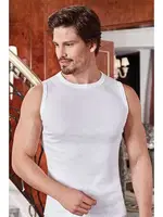 Erkek Ribana Kolsuz Atlet Berrak 1012 Beyaz