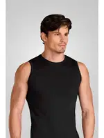 Erkek Ribana Siyah Kolsuz Atlet Berrak 1013 Siyah detay görünüm