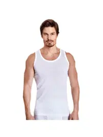 Berrak Pamuklu Beyaz Erkek Atlet Berrak 1020