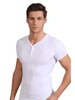 Berrak 1045 Erkek Kaşkorse T-shirt Beyaz