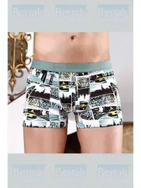 Berrak Geniş Lastikli Erkek Boxer Berrak 4480
