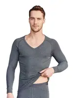 V Yaka Erkek Termal Üst Berrak 758