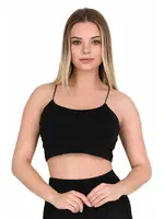 Kadın Yarım Atlet Berrak 8031 Siyah detay görünüm