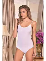 Modal İp Askılı Kadın Çıtçıtlı Badi Berrak 8069 Beyaz