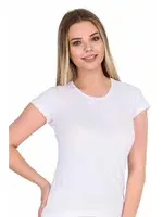 Berrak Bayan Kısakol Bisiklet Yaka 2133 Beyaz