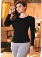 Berrak Bayan Uzunkol Bisiklet Yaka 2134 Siyah detay görünüm