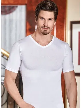 Berrak Berrak Erkek Kısa Kol V Yaka 1027