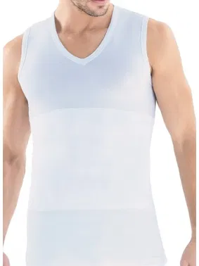 Black Spade Beyaz Erkek Korse Atlet BlackSpade 9208 