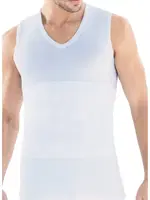 Beyaz Erkek Korse Atlet BlackSpade 9208  Beyaz