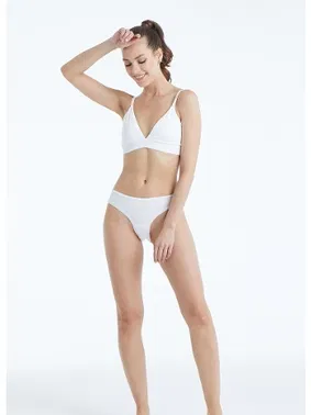 Black Spade Beyaz Kadın Slip Külot BlackSpade 1563  - Alternatif Görünüm