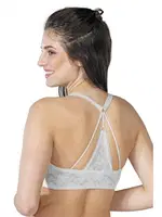 Önden Açılır Balenli Sporcu Sütyen C Cup Emay 187 C Ekru görsel 4