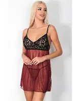 Bordo Gecelik Takımı Phevos 011-003610 Bordo görsel 8