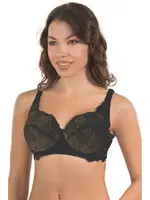 Brode Balenli Minimizer Sütyen B CUP Emay 146 Siyah farklı açı
