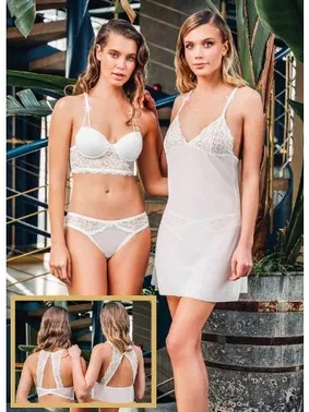 Büşra Kadın Gecelik Sütyen Takım 3lü Büşra 1312 - Alternatif Görünüm