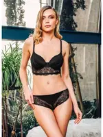 Büşra Sütyen Takım Destekli Balenli Büşra 315 Siyah