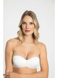 Büşra Kadın Desteksiz Straplez Sütyen Balenli Büşra 7005