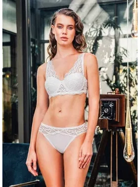 Büşra Dantel Askılı Destekli Sütyen Takım Büşra 884 Balenli