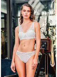 Büşra Dantel Askılı Destekli Sütyen Takım Büşra 884 Balenli