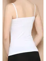 Büyük Beden Maxi İnce Askılı Uzun Atlet Elite Life 847 Beyaz görsel 4