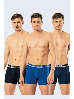 Cacharel Cacharel Erkek 3lü Boxer Cacharel 1338/Lacivert - İndigo - Saks