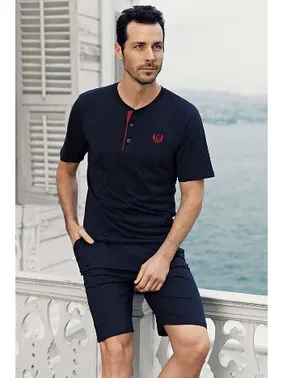 Perin Capsella Erkek 3Lü Pijama Takımı Damat Çeyiz Seti Perin 1003 - Alternatif Görünüm