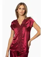 Çeyizlik Saten Takım Altılı Pierre Cardin 6010 Bordo görsel 5