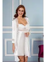 Çeyizlik Saten Takım Altılı Pierre Cardin 6010 Ekru görsel 7