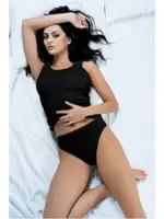 Çift Kaplan Saten Askılı Atlet 220 farklı açı