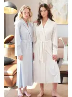 Dantel İşlemeli Lohusa Sabahlık Bone 5537  Mavi farklı açı