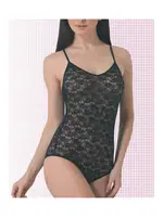 Dantel Modal Çıtçıtlı Body İmer 1101 Siyah