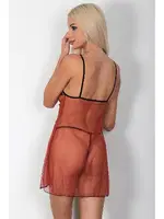 Dantel Trasnparan Gecelik Takım Phevos 011-003612 görsel 5