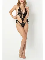 Dantelli Fantezi Babydoll Phevos 012-002225 Siyah detay görünüm
