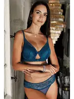 Dantelli Pushup Sütyen Takım New Bra Lingerie 4006 Yeşil