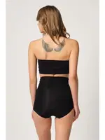 Dantelli Slip Korse Emay 2842 Siyah detay görünüm