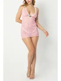 Phevos Desenli Göğüs Dekolteli Fantezi Gecelik Phevos 012-002213