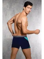 Desenli Modal Erkek Boxer Doreanse 1714 Lacivert detay görünüm