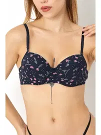 DOREMI Desenli Push Up Sütyen DoReMi 002-001502