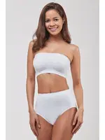 Kadın Dikişsiz Destekli Straplez Büstiyer Elite Life 776 Beyaz görsel 7