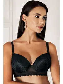 New Bra Lingerie Desteksiz Sütyen Dantelli New Bra Lingerie 3019