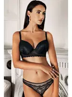 Desteksiz Sütyen Dantelli New Bra Lingerie 3019 Siyah detay görünüm