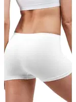 Dikişsiz Kadın Boxer Elite Life 830 Beyaz detay görünüm
