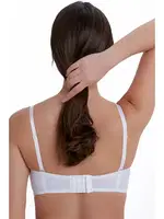 Dolgusuz Straplez Beyaz Sütyen Ten 540111007 Beyaz görsel 4