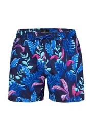 Doreanse Doreanse Erkek Cepli Mavi Desenli Şort Mayo 3819