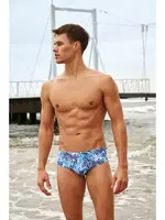 Doreanse Erkek Mavi Desenli İpli Slip Mayo 3832 Laos farklı açı